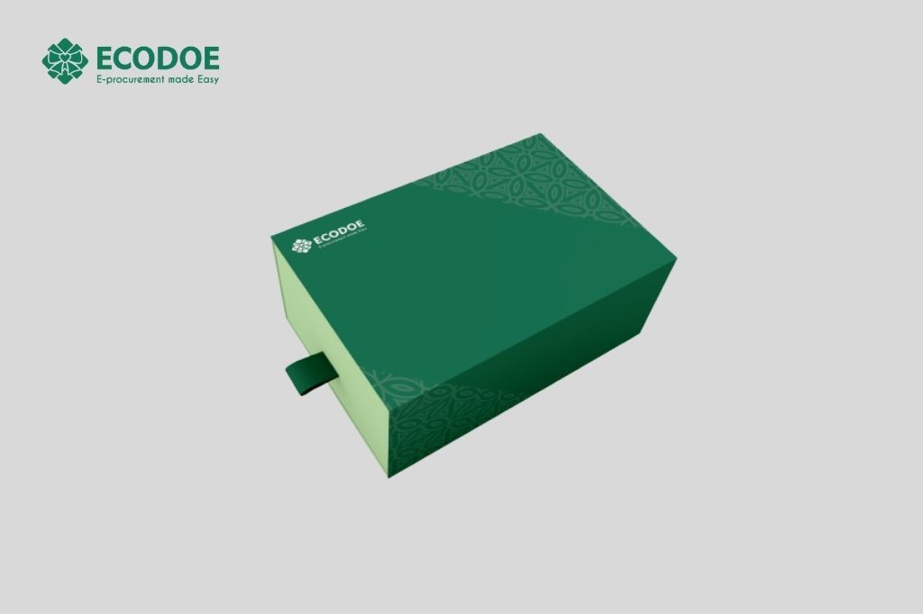 Hardbox berwarna hijau dengan desain eksklusif.