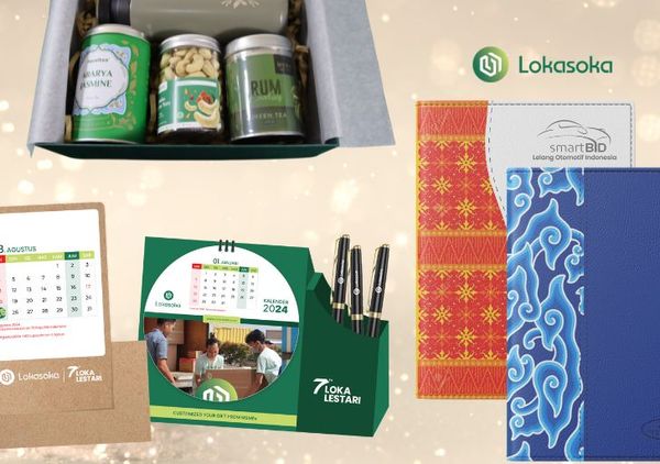 Rekomendasi hadiah tahun baru dari Lokasoka untuk diberikan pada klien dan rekan kerja