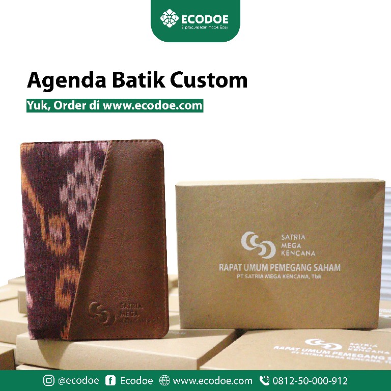 agenda batik custom