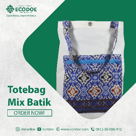 Tote bag Mix Batik Ecodoe