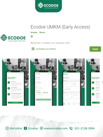Aplikasi UMKM Ecodoe